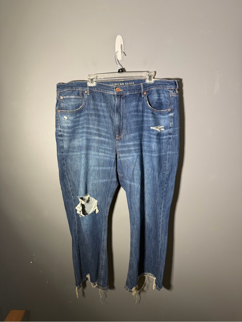 American Eagle 90s Flare Distressed Jeans Size 22 Short